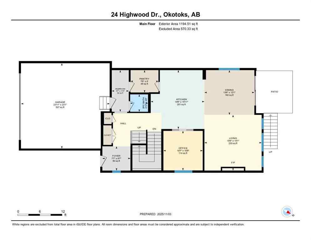 MLS® A2268480 - 24 Highwood Drive  in Wedderburn Okotoks, Residential