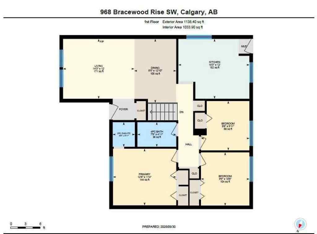 MLS® A2268511 - 968 Bracewood Rise SW in Braeside Calgary, Residential