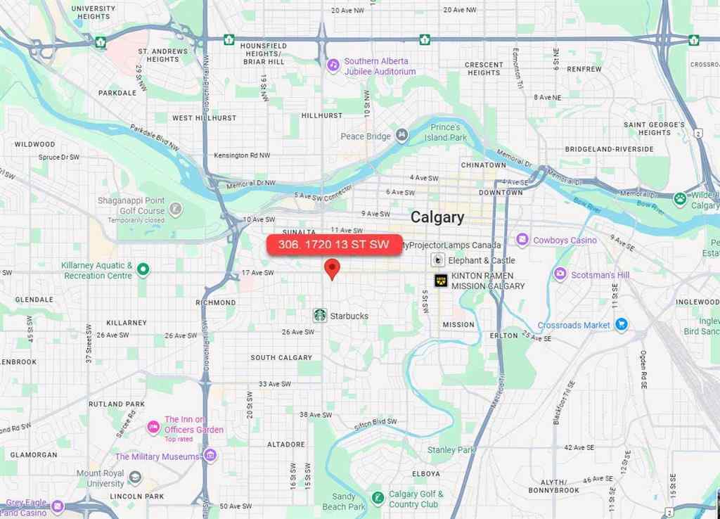 MLS® A2268544 - Unit #306 1720 13 Street SW in Lower Mount Royal Calgary, Residential