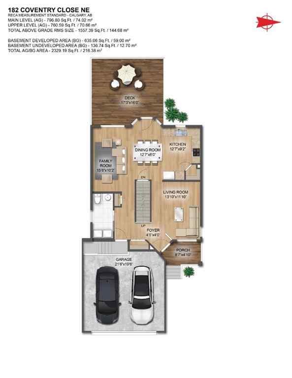 MLS&reg; # A2268608 - 182 Coventry Close NE in Coventry Hills Calgary, Residential Open Houses