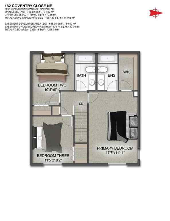 MLS&reg; # A2268608 - 182 Coventry Close NE in Coventry Hills Calgary, Residential Open Houses