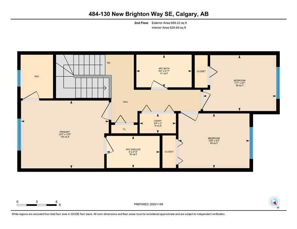 MLS® A2268645 - Unit #484 130 New Brighton Way SE in New Brighton Calgary, Residential