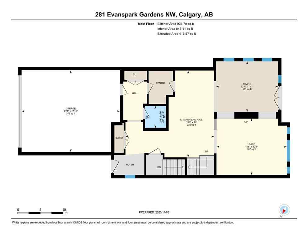 MLS® A2268648 - 281 Evanspark Gardens NW in Evanston Calgary, Residential