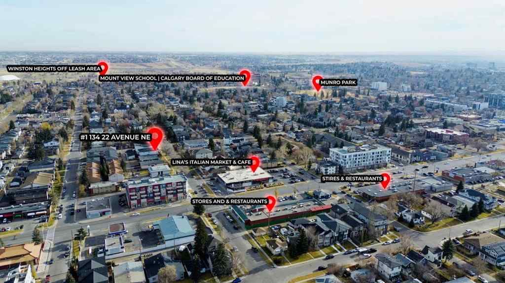 MLS® # A2268770 - Unit #1 134 22 Avenue NE in Tuxedo Park Calgary, Residential Open Houses
