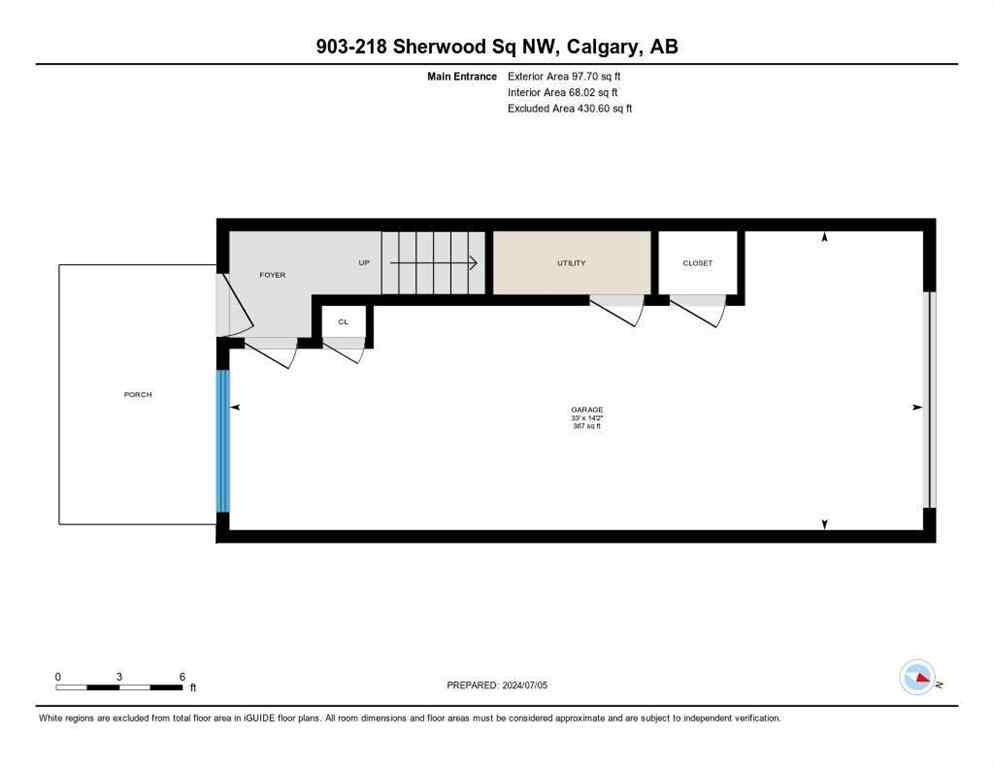 MLS® A2268831 - Unit #903 218 Sherwood Square NW in Sherwood Calgary, Residential
