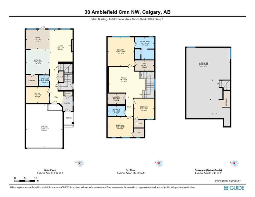 MLS&reg; # A2268849 - 38 Amblefield Common NW in Ambleridge Calgary, Residential Open Houses