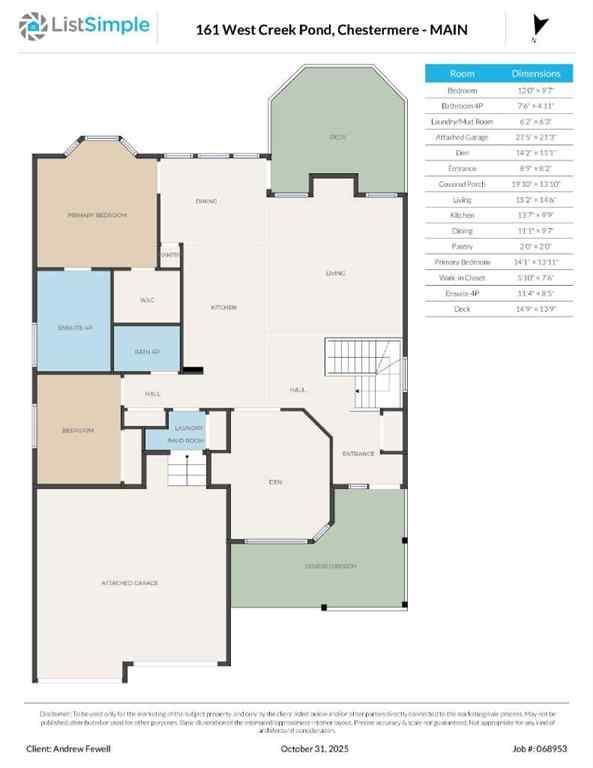 MLS® A2268964 - 161 West Creek Pond   in West Creek Chestermere, Residential