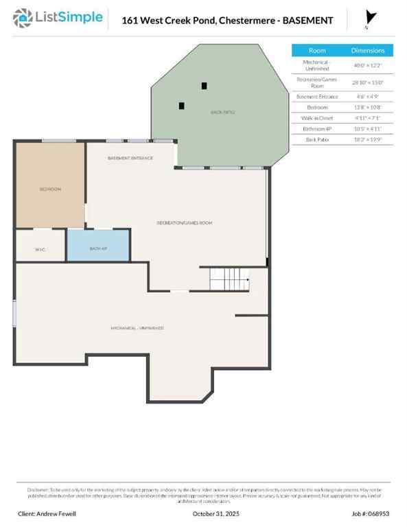 MLS® A2268964 - 161 West Creek Pond   in West Creek Chestermere, Residential