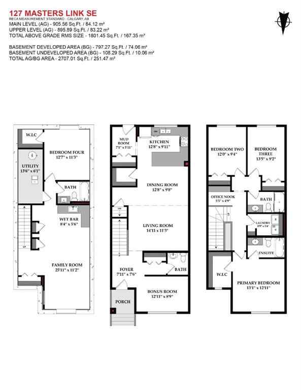 MLS® A2268995 - 127 Masters Link SE in Mahogany Calgary, Residential