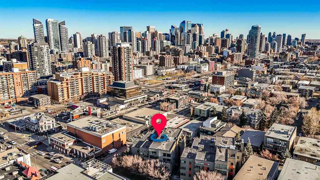 MLS® A2269022 - Unit #206 1818 14 Street SW in Lower Mount Royal Calgary, Residential