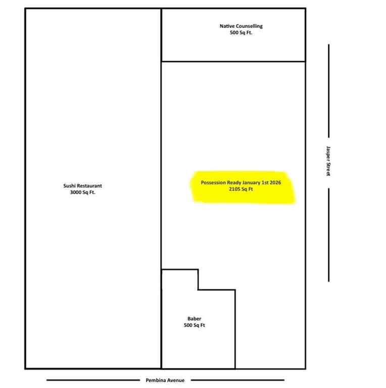 MLS® A2269135 - Unit #C 201 Pembina Avenue  in Mountain View Hinton, Commercial