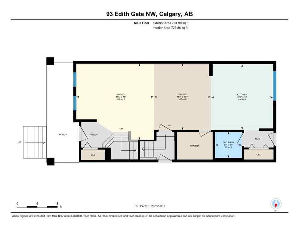 MLS® A2269168 - 93 Edith Gate NW in Glacier Ridge Calgary, Residential