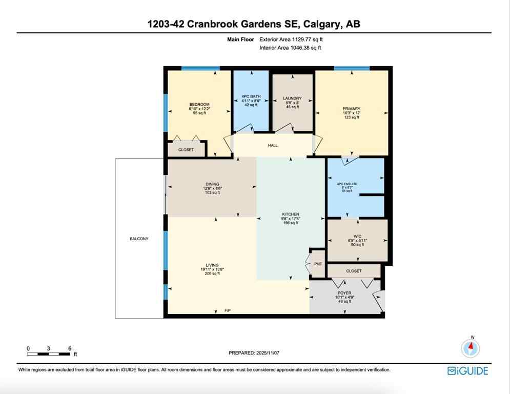 MLS® A2269195 - Unit #1203 42 Cranbrook Gardens SE in Cranston Calgary, Residential