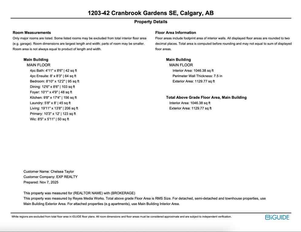 MLS® A2269195 - Unit #1203 42 Cranbrook Gardens SE in Cranston Calgary, Residential