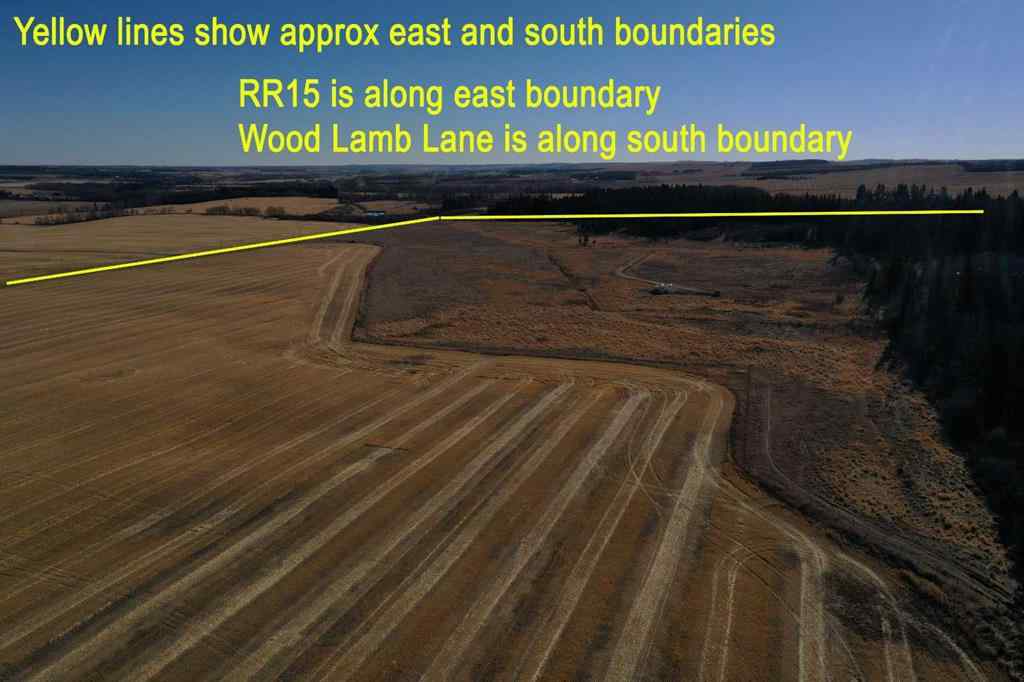 MLS&reg; # A2269199 - On Range Road 15   in NONE Rural Lacombe County, Land Open Houses