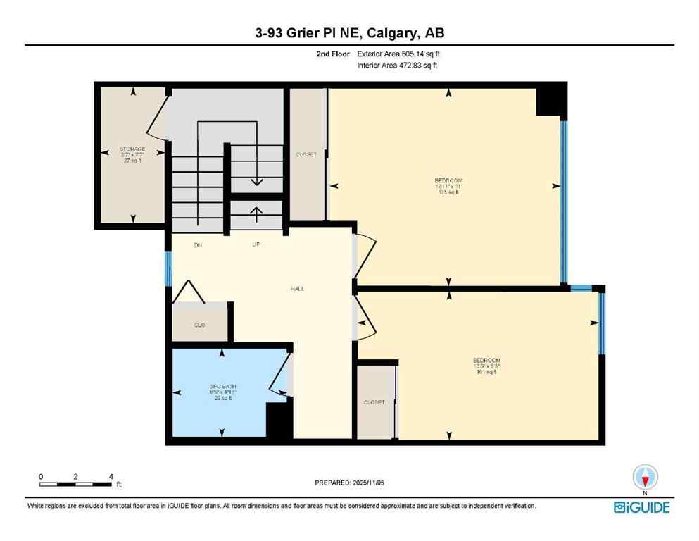 MLS® A2269202 - Unit #3 93 Grier Place NE in Greenview Calgary, Residential