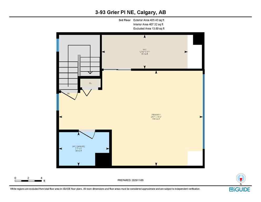 MLS® A2269202 - Unit #3 93 Grier Place NE in Greenview Calgary, Residential