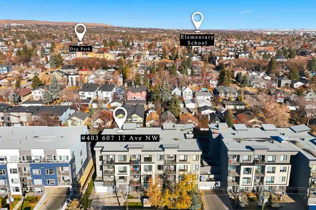 MLS® A2269216 - Unit #403 607 17 Avenue NW in Mount Pleasant Calgary, Residential