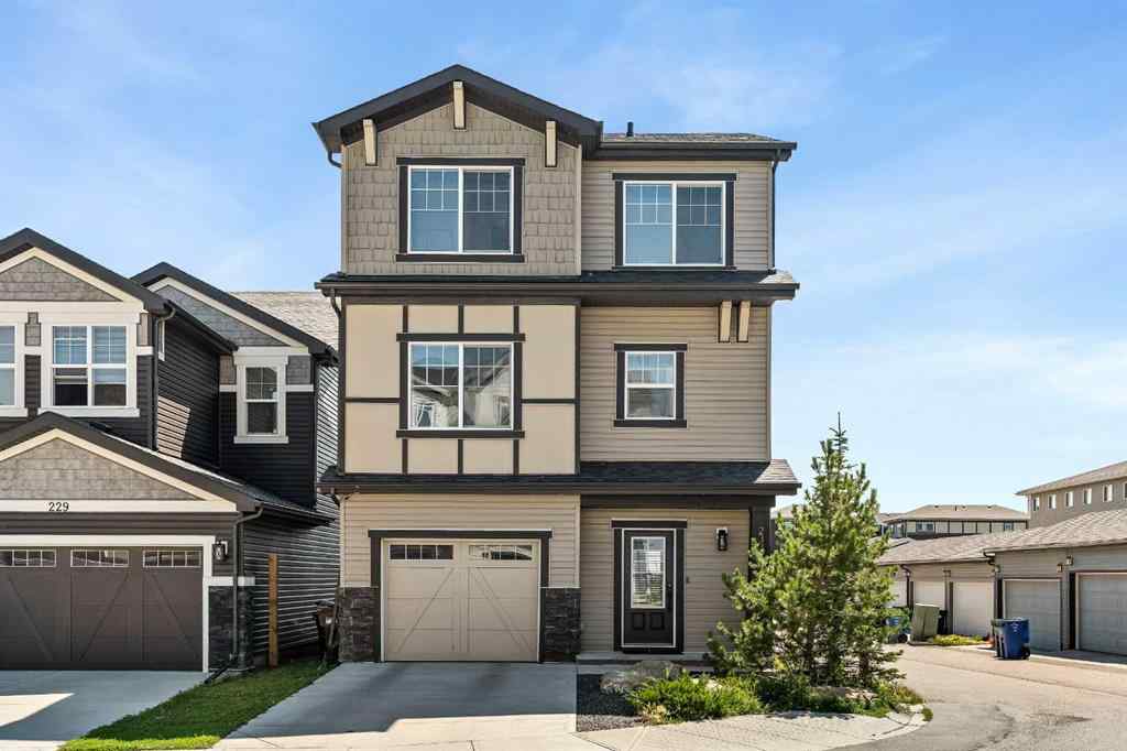MLS® A2269217 - 233 Lucas Manor NW in Livingston Calgary, Residential