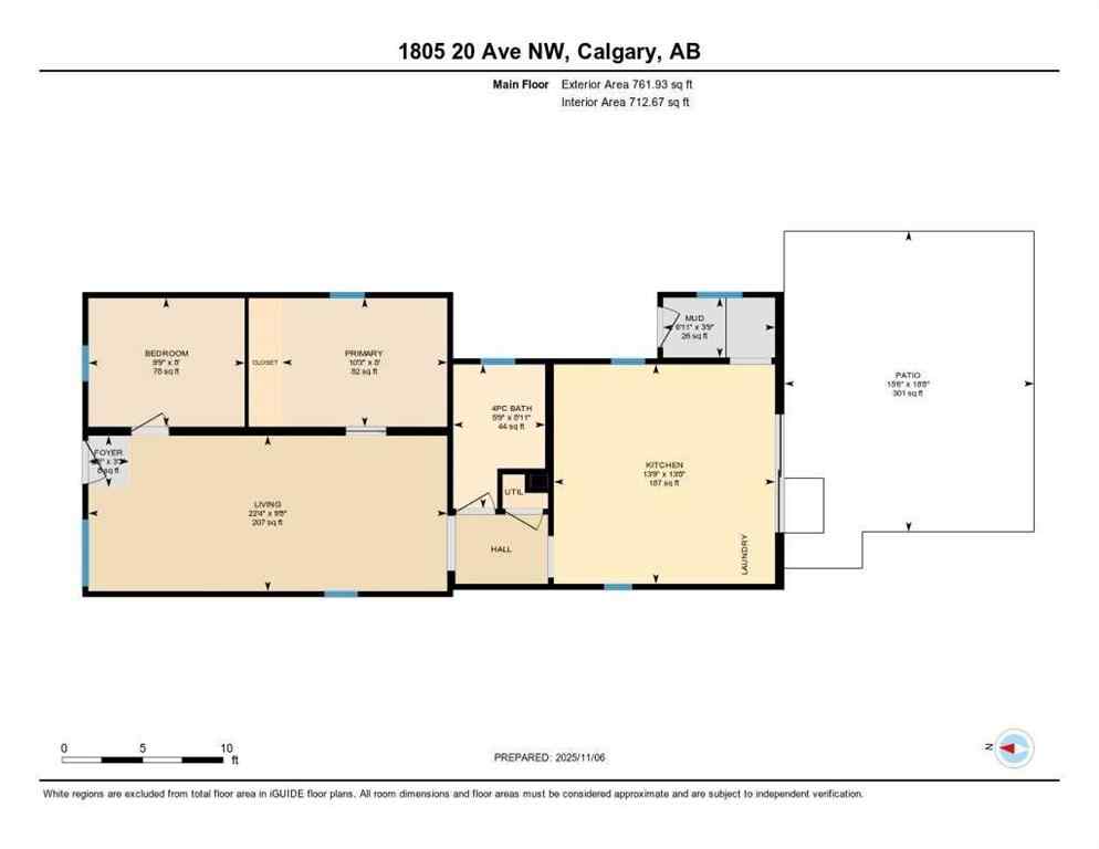 MLS® A2269259 - 1805 20 Avenue NW in Capitol Hill Calgary, Residential