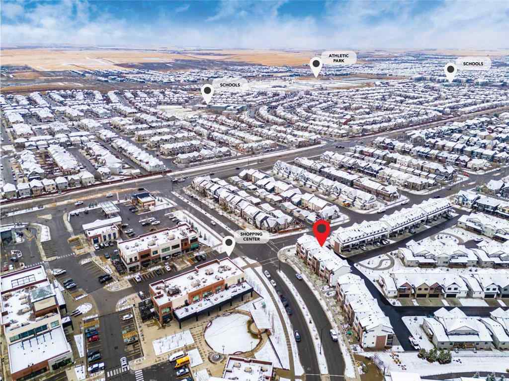 MLS® A2269263 - Unit #1302 201 Cooperswood Green SW in Coopers Crossing Airdrie, Residential