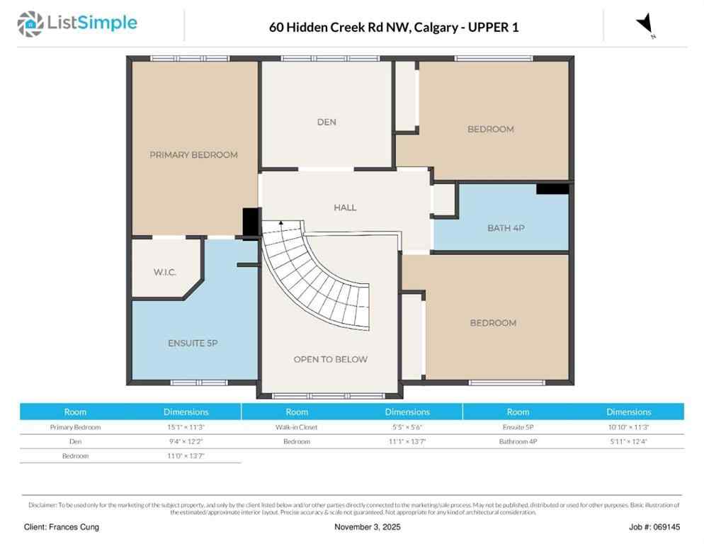 MLS® A2269268 - 60 Hidden Creek Road NW in Hidden Valley Calgary, Residential