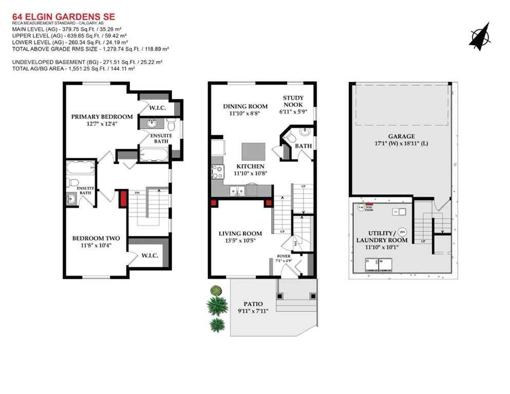 MLS® A2269273 - 64 Elgin Gardens SE in McKenzie Towne Calgary, Residential