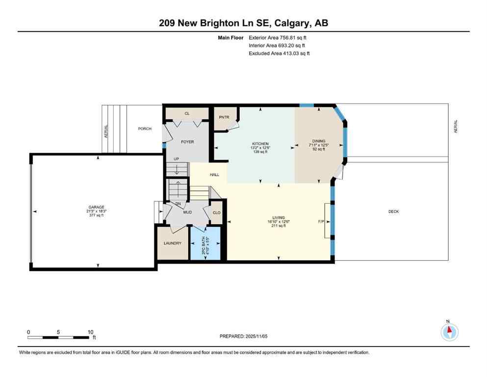 MLS® A2269315 - 209 New Brighton Lane SE in New Brighton Calgary, Residential