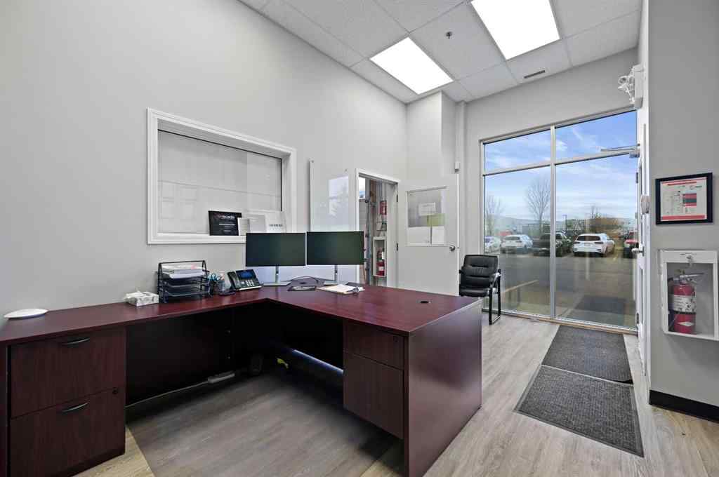 MLS&reg; # A2269338 - Unit #206 2914 Kingsview Boulevard SE in Kingsview Industrial Park Airdrie, Commercial Open Houses