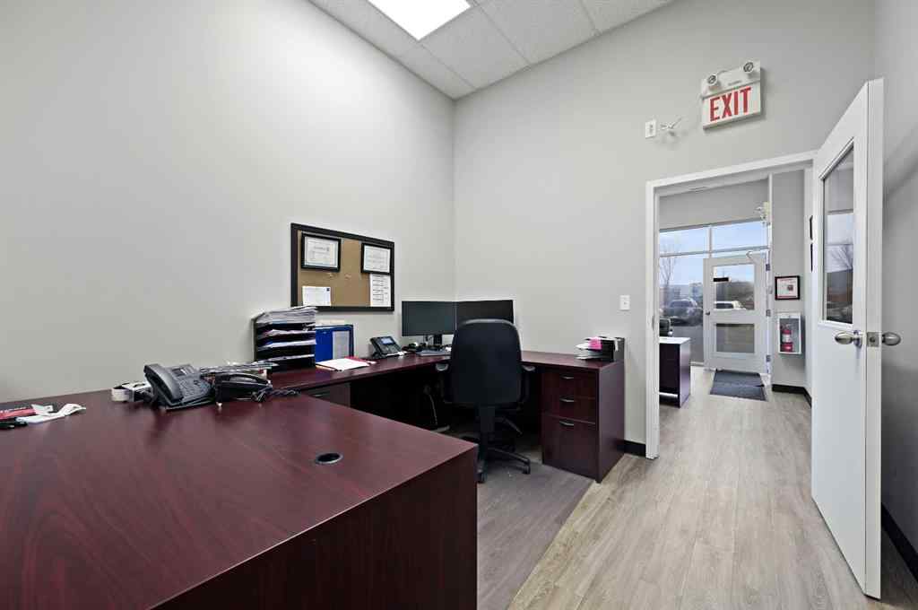 MLS&reg; # A2269338 - Unit #206 2914 Kingsview Boulevard SE in Kingsview Industrial Park Airdrie, Commercial Open Houses