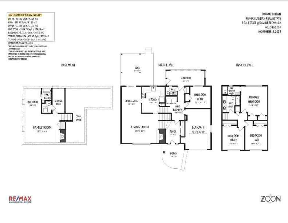 MLS® A2269374 - 4023 Varmoor Road NW in Varsity Calgary, Residential
