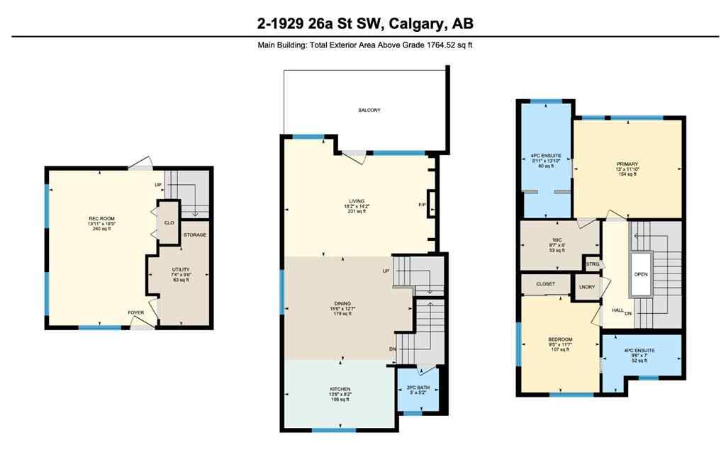 MLS® A2269483 - Unit #2 1929 26A Street SW in Killarney/Glengarry Calgary, Residential
