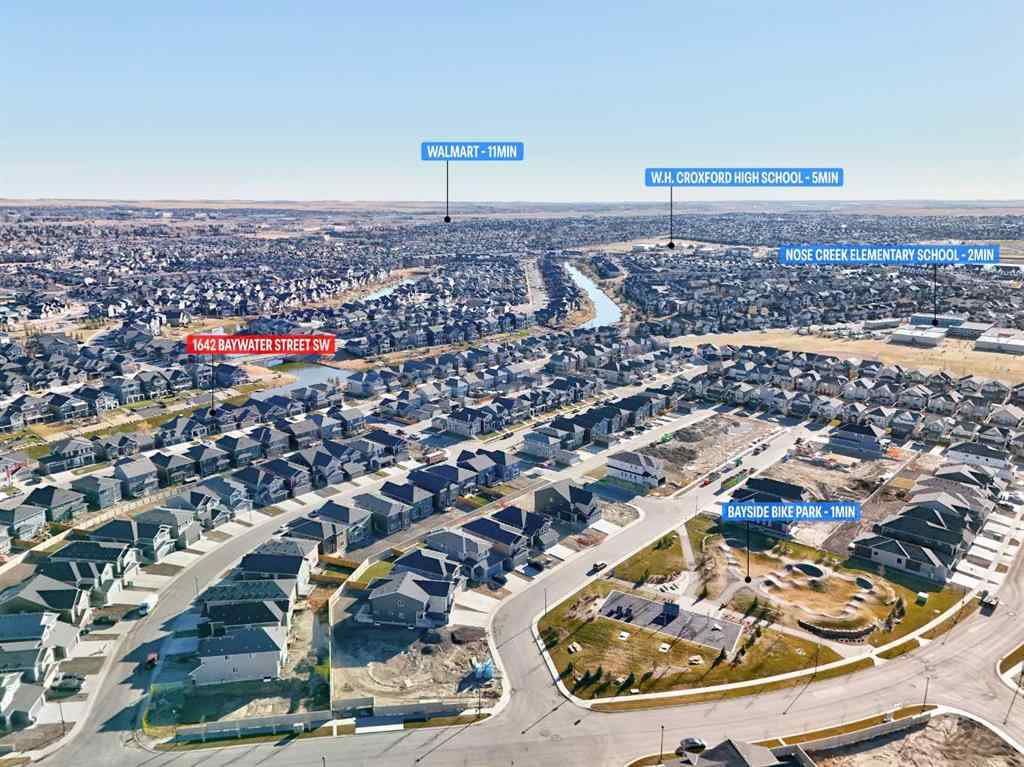 MLS® A2269488 - 1642 Baywater Street SW in Bayside Airdrie, Residential