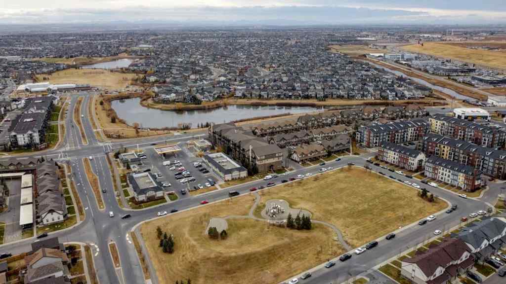 MLS® A2269527 - Unit #324 117 Copperpond Common SE in Copperfield Calgary, Residential