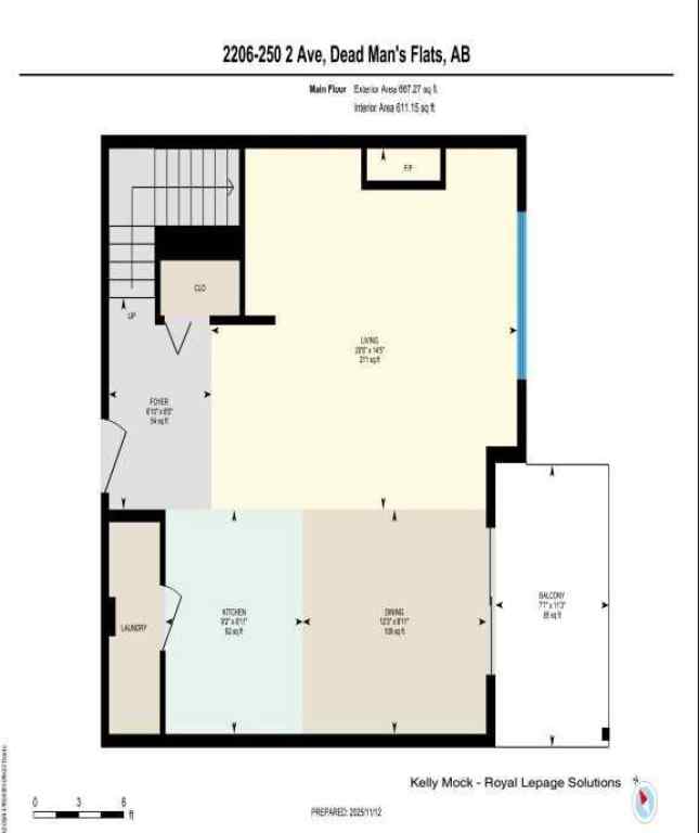 MLS&reg; # A2269582 - Unit #2206 250 2 Avenue  in NONE Dead Man's Flats, Residential Open Houses