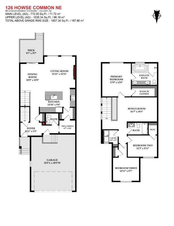 MLS&reg; # A2269646 - 126 Howse Common NE in Livingston Calgary, Residential Open Houses