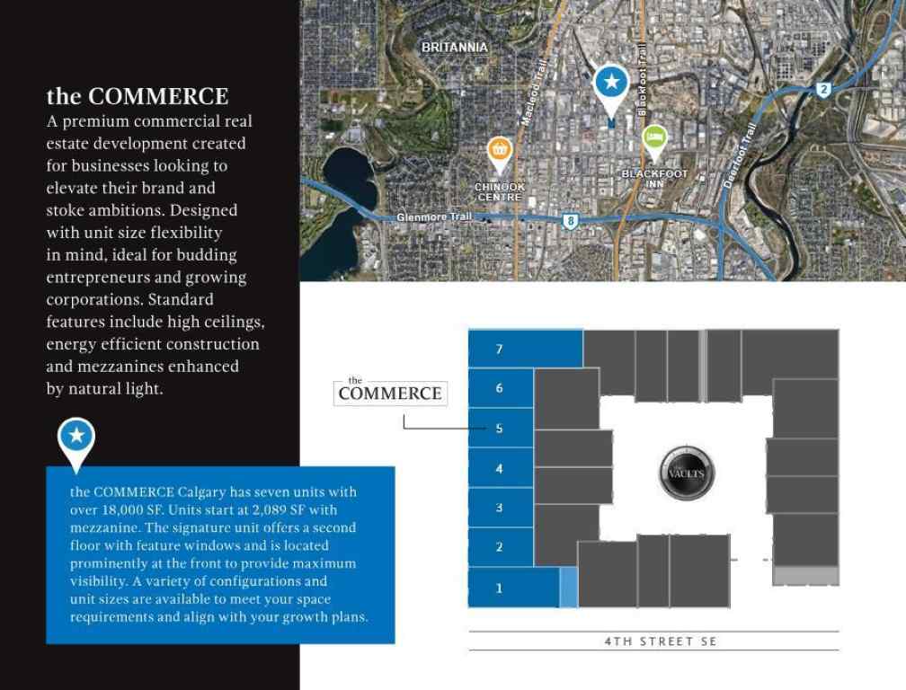 MLS&reg; # A2269648 - Unit #3 5525 4 Street SE in Manchester Industrial Calgary, Commercial Open Houses