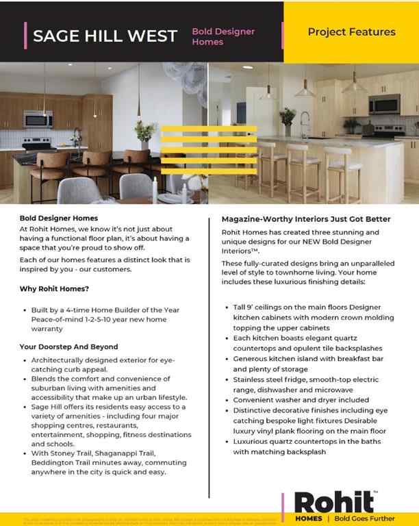 MLS® # A2269684 - Unit #24 10 Sage Meadows Landing NW in Sage Hill Calgary, Residential Open Houses