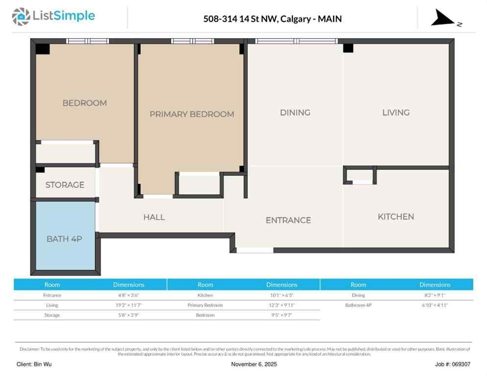 MLS® A2269735 - Unit #508 314 14 Street NW in Hillhurst Calgary, Residential