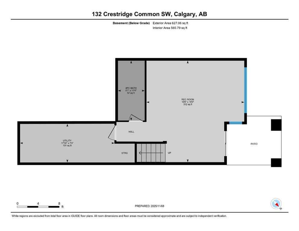 MLS® A2269779 - 132 Crestridge Common SW in Crestmont Calgary, Residential