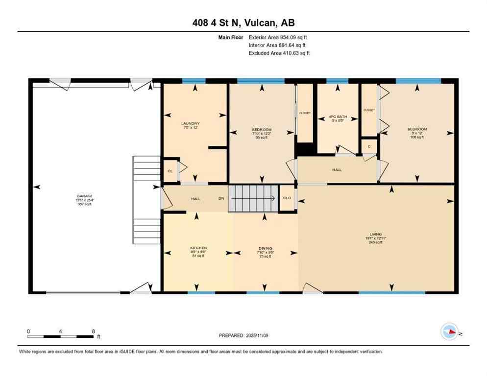 MLS&reg; # A2270034 - 408 4 Street N in NONE Vulcan, Residential Open Houses
