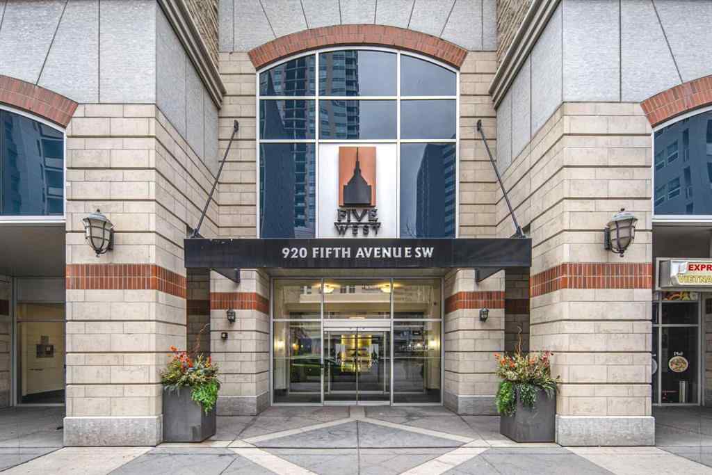 MLS&reg; # A2270037 - Unit #1907 920 5 Avenue SW in Downtown Commercial Core Calgary, Residential Open Houses