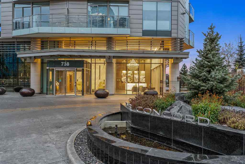 MLS&reg; # A2270078 - Unit #511 738 1 Avenue SW in Eau Claire Calgary, Residential Open Houses