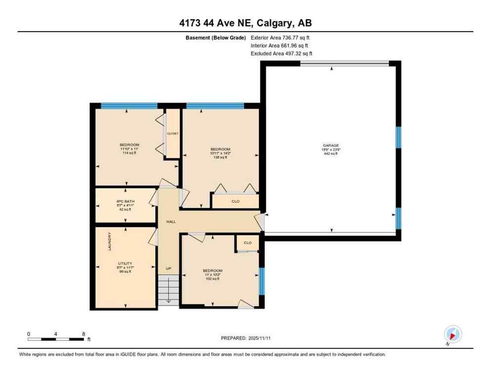 MLS® A2270100 - 4173 44 Avenue NE in Whitehorn Calgary, Residential