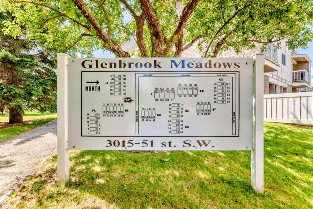MLS&reg; # A2270147 - Unit #111 3015 51 Street SW in Glenbrook Calgary, Residential Open Houses