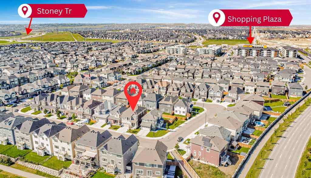 MLS&reg; # A2270150 - 95 Carrington Close NW in Carrington Calgary, Residential Open Houses