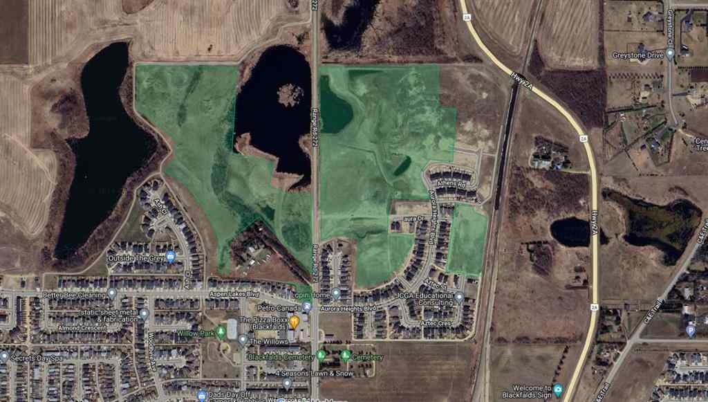 MLS&reg; # A2270186 -  Broadway Avenue  in Aurora Blackfalds, Land Open Houses