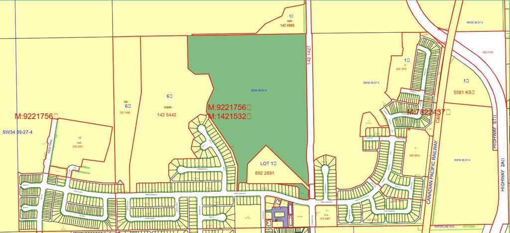 MLS&reg; # A2270186 -  Broadway Avenue  in Aurora Blackfalds, Land Open Houses