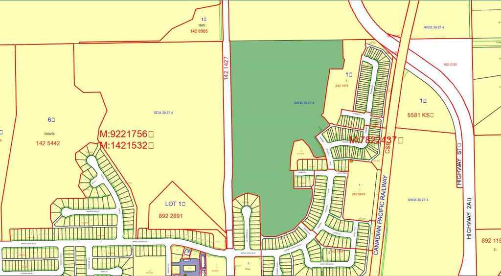 MLS&reg; # A2270192 - 0 Broadway Avenue  in Aurora Blackfalds, Land Open Houses