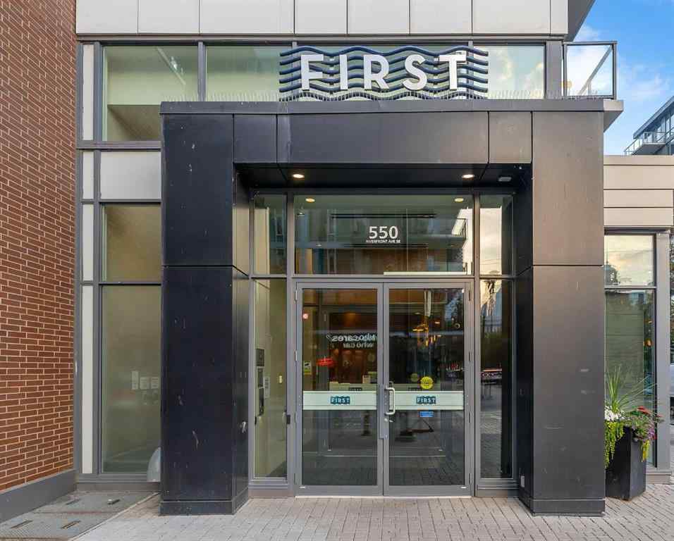 MLS&reg; # A2270254 - Unit #707 550 Riverfront Avenue SE in Downtown East Village Calgary, Residential Open Houses